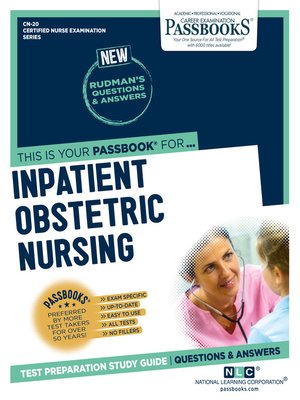 cover image of INPATIENT OBSTETRIC NURSING